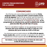 COMUNICADO