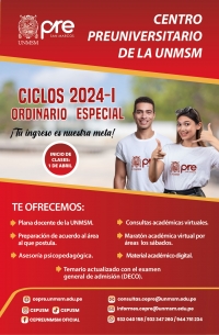 CICLOS ORDINARIO Y ESPECIAL 2024-I