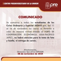 COMUNICADO