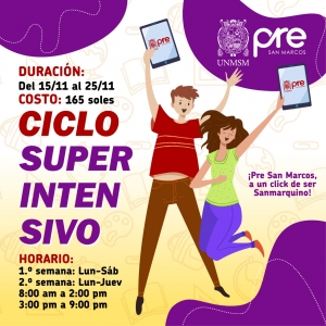 MATRICULA CICLO SUPERINTENSIVO VIRTUAL 2021