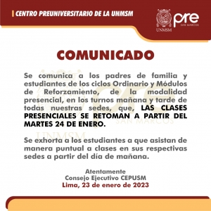 COMUNICADO