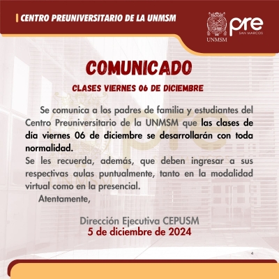 COMUNICADO