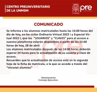 COMUNICADO