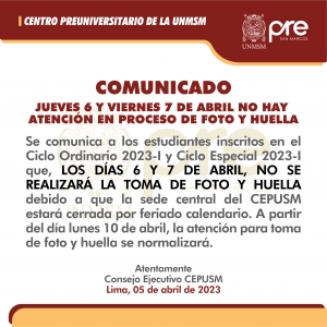 COMUNICADO