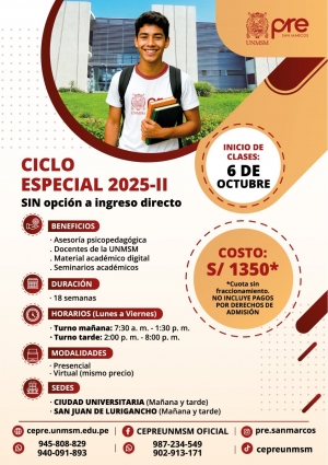 CICLO ESPECIAL 2025-II