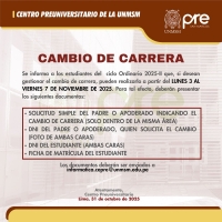 COMUNICADO - CICLO ORDINARIO 2025-II