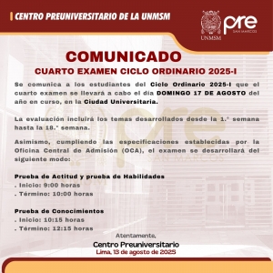 COMUNICADO