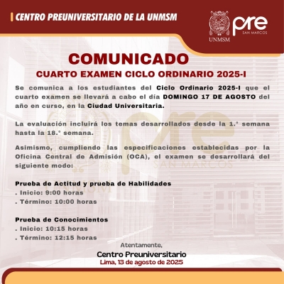 COMUNICADO