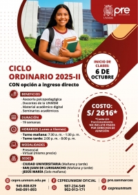 CICLO ORDINARIO 2025-II