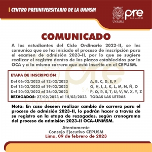 COMUNICADO