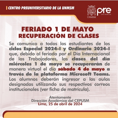 RECUPERACIÓN DE CLASES