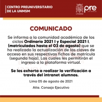 COMUNICADO