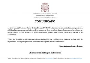 COMUNICADO