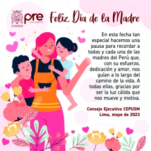 SALUDO POR EL DÍA DE LA MADRE