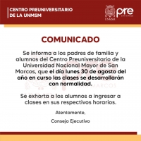 COMUNICADO