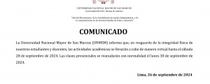 COMUNICADO