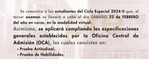 TERCER EXAMEN CICLO ESPECIAL 2024-II